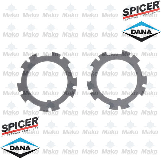 Two x Spicer 30637 Spindle Nut Retainers Rear Hub Dana 60 Axle 1.830" Inside Dia