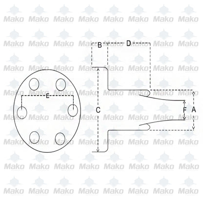 2007-2010 JEEP COMMANDER Front Driveshaft CV Joint BOOT Kit for Diff Side
