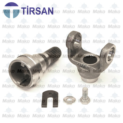 Tirsan 1310 Series Driveshaft Midship Assembly Tube 2.500 x .065 C-Bearing 1.181