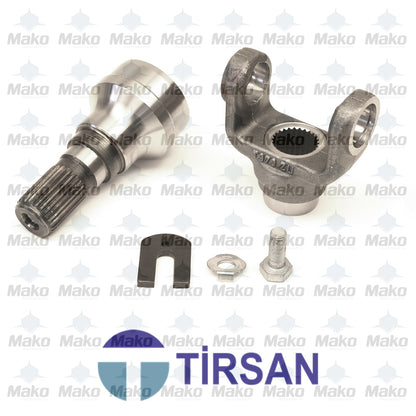 Tirsan 1310 Series Driveshaft Midship Assembly Tube 2.500 x .065 C-Bearing 1.181